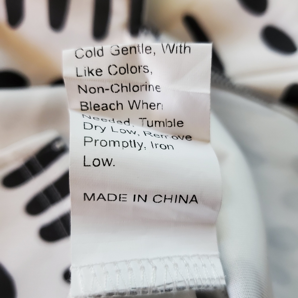 Shein X Women's Black & White Bodycon Cutout High Neck Dress New Size XS - Picture 12 of 12